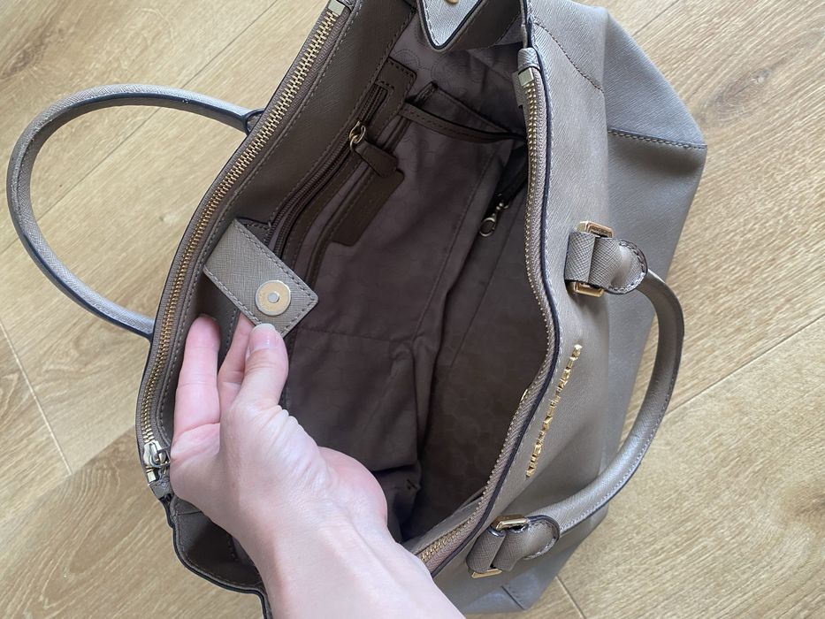 Michael Kors Saffiano beż torba torebka