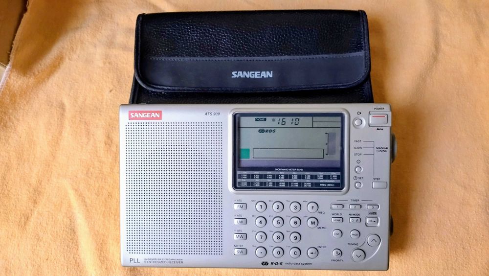 Radio Portatil Sangean ATS 909 PLL FM/LW/MW/SW SSB e RDS