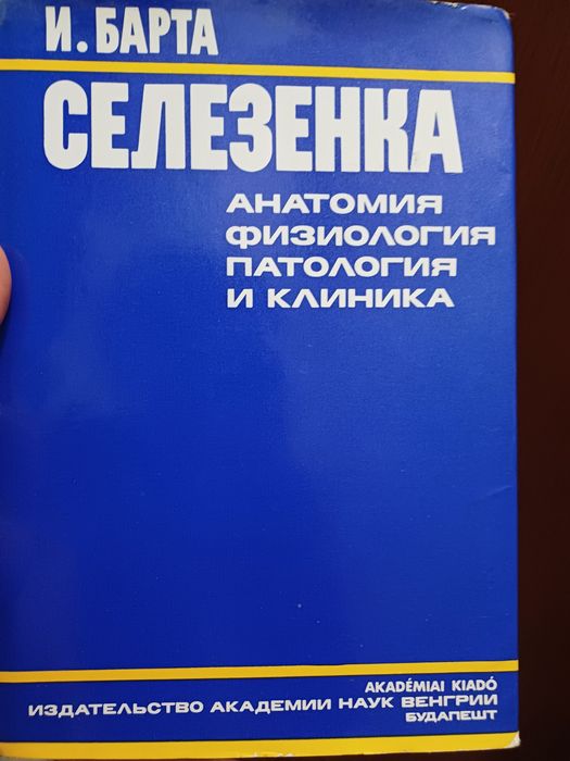Селезенка. Анатомия, физиология, патология и клиника И.Барта. см.фото