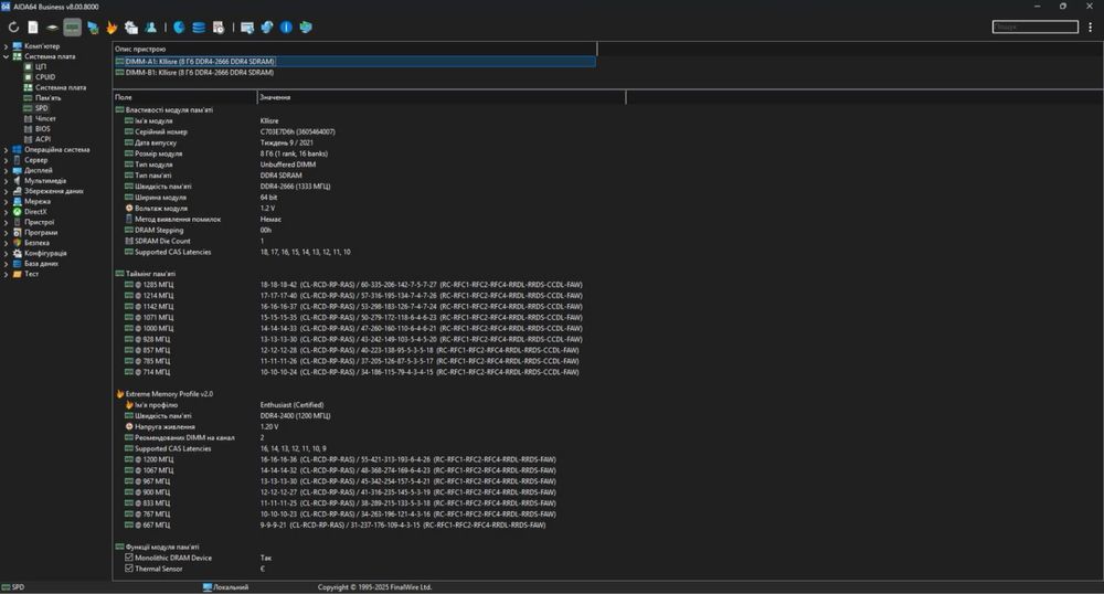 Оперативна пам'ять ddr4 16gb 2666. озу 16 гб 2666