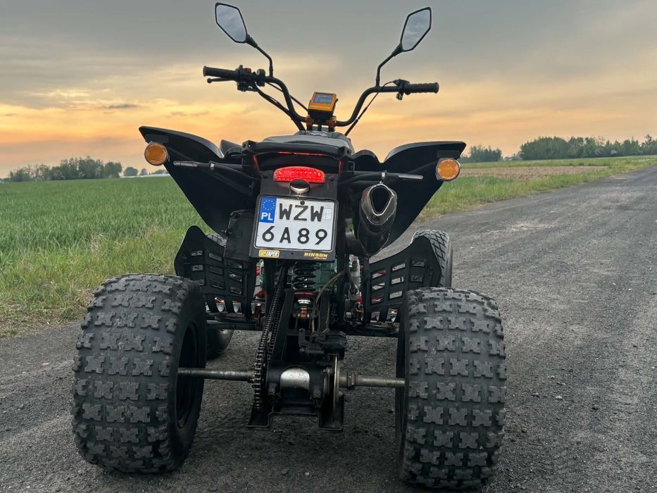 Quad Bashan 250 zarejestrowany mega stan sportowy mocny