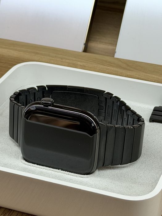 Apple Watch Series 10 GPS + LTE 46mm Slate Titanium Case Link Bracelet