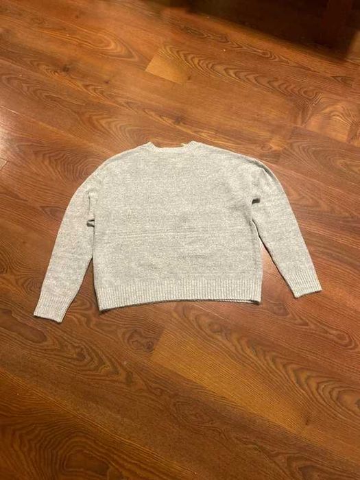 Szary Damski Sweterek Z Reniferem