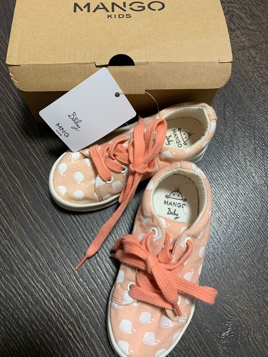 Кроссовки Mango/Кеды на девочку новые/ Летняя обувь 23 р-р