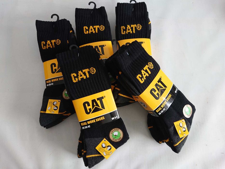 Skarpety CAT Caterpillar wysokie 10 paczek MOCNE 3 PAK roz. 39-42