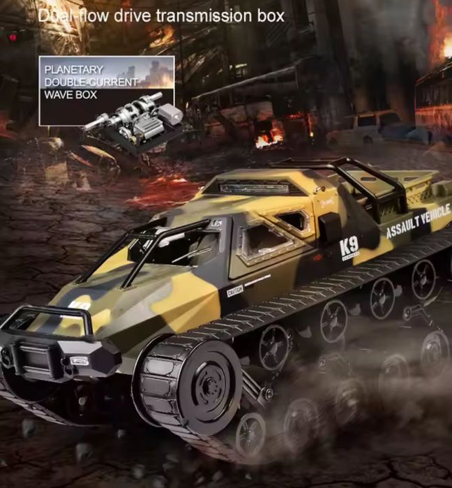 Радіокерований всюдихід 34 см Crawler MAX 1:12 з гусеницями