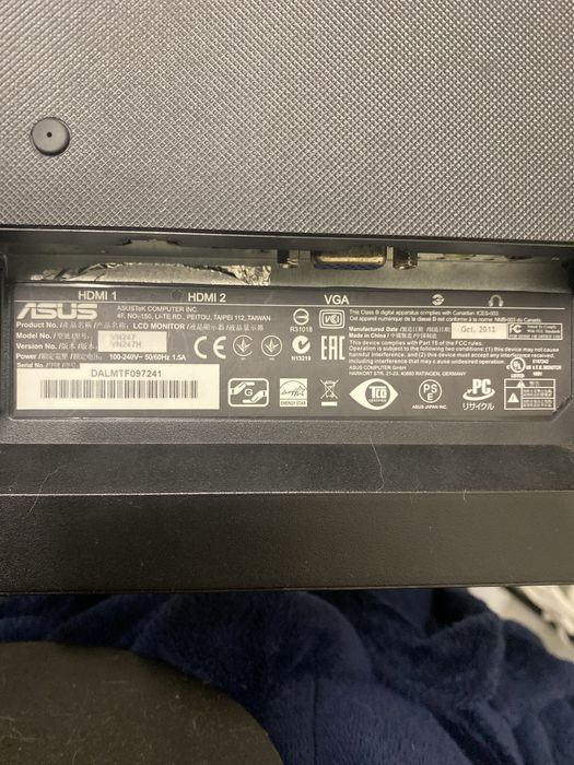 Monitor Asus para peças