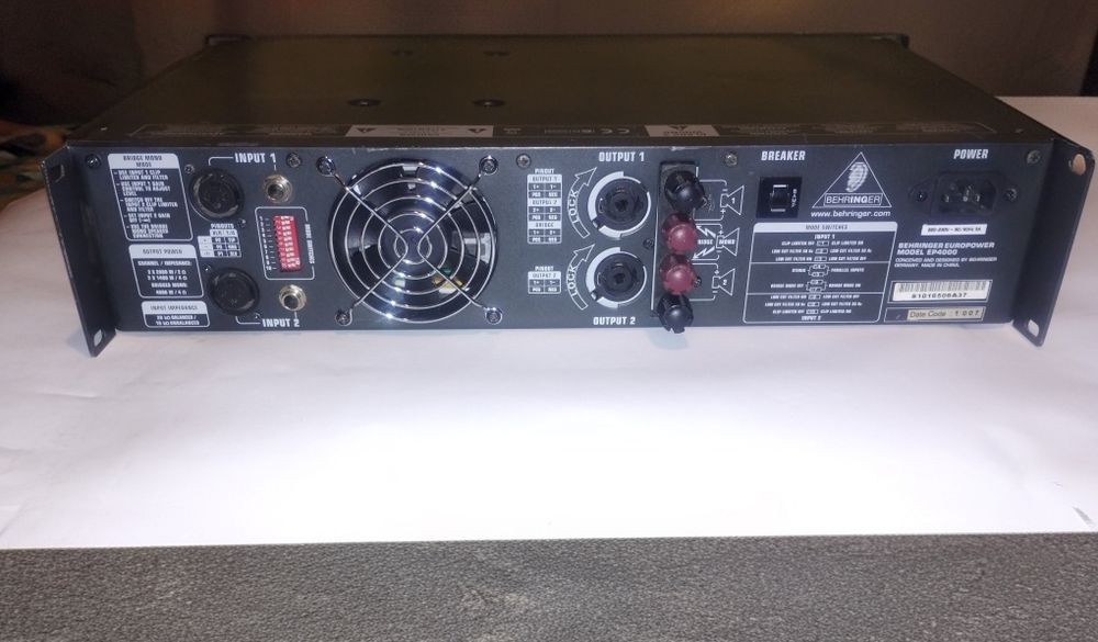Профессиональный Усилитель Мощности Behringer EP4000