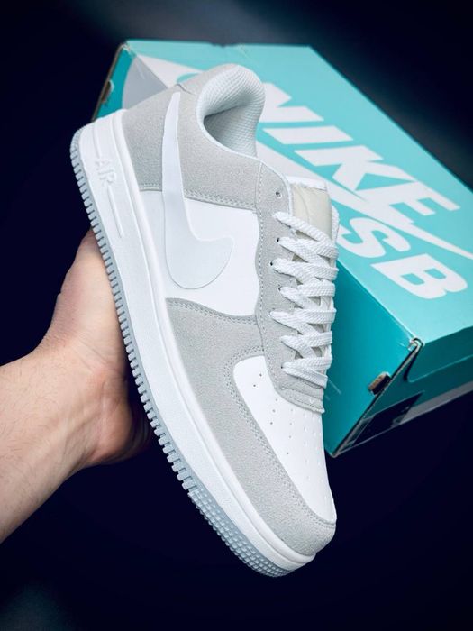 Летняя распродажа /  Nike air force 1 / кожаные мужские кросовки найк форс / nike force af 1 / трендорвые кросовки найк форс /