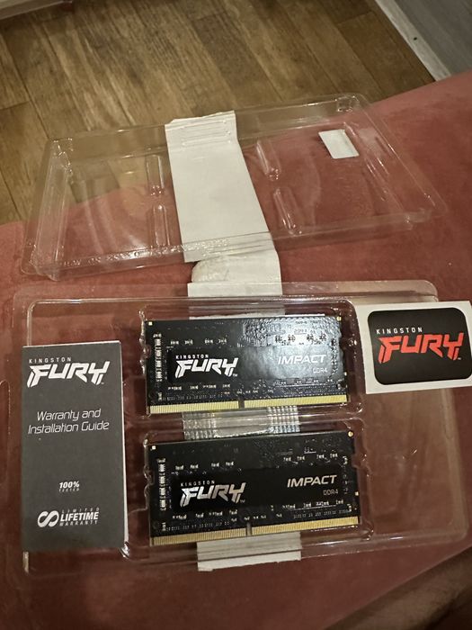 Пам'ять DDR Kingston DDR4 2/8GB KIT 3200 FURY Impact