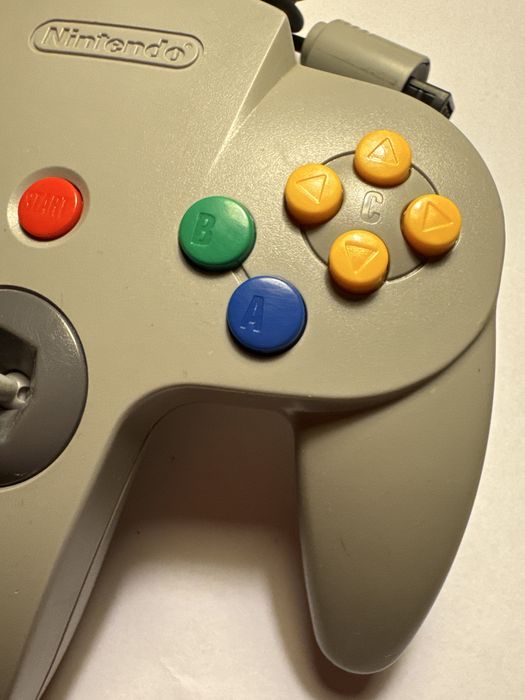 Kontroler pad do Nintendo 64 N64 - oryginalny NUS-005 - szary