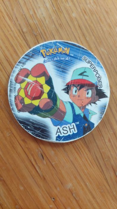 tazo pokémon - ash