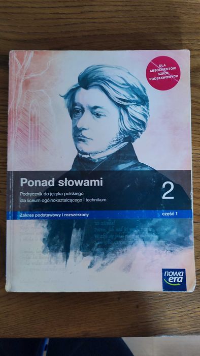 Sprzedam "Ponad słowami" Zakres podstawowy i rozszerzony 2 cz.1