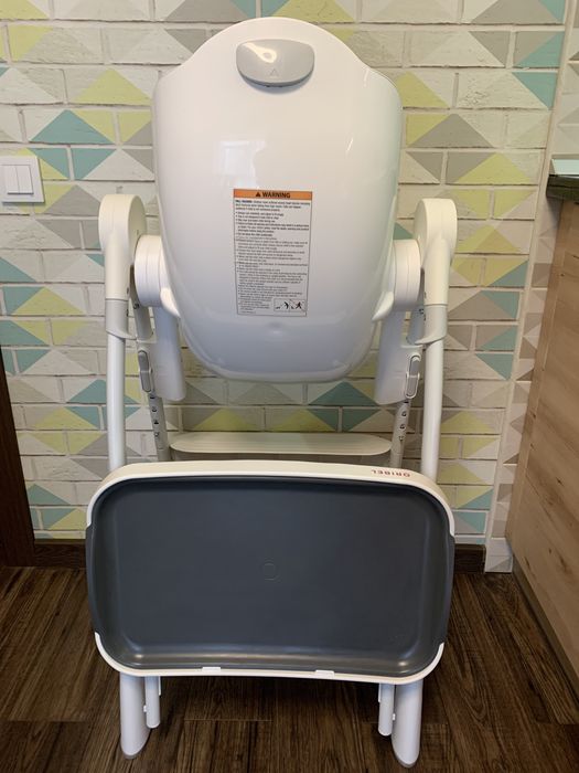 Стільчик для годування oribel coccon графіт сірий