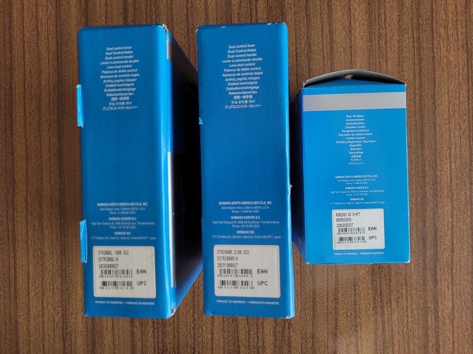 Conjunto Shimano Claris R2000 NOVO — Manetes + Desviador