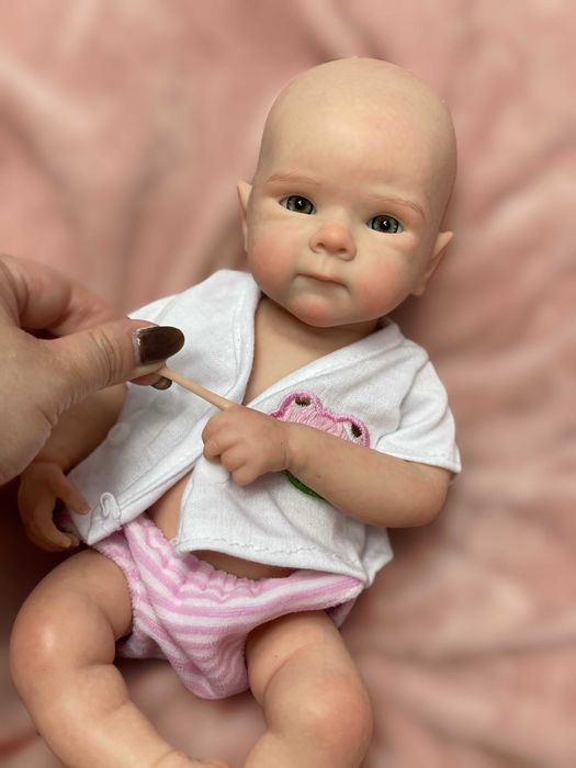 CAŁA Z SILIKONU ! Miękka Elastyczna Lalka Reborn Swobodne Kończyny