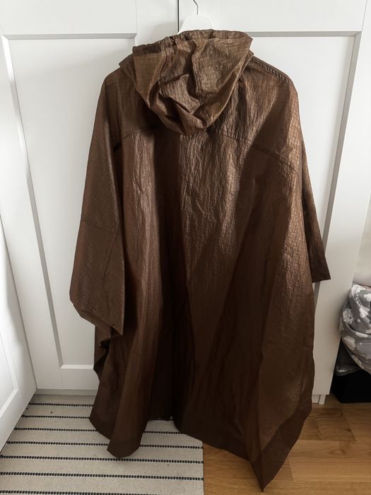 Peleryna przeciwdeszczowa zara plaszcz brazowy