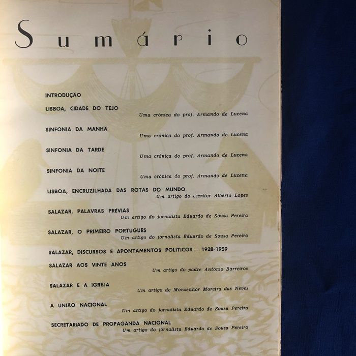 LISBOA E SALAZAR Eduardo de Sousa Pereira (Edição de capa dura)