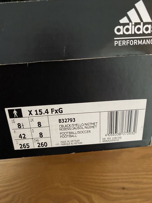 Korki Adidasa X 15.4 rozm 42 / 8.5