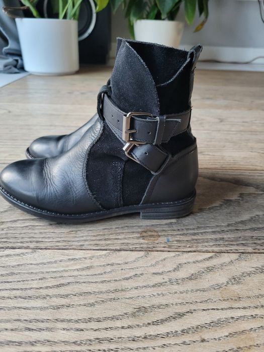 Botki dziewczęce skórzane Next r.31