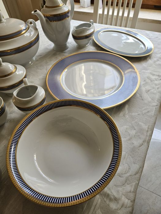 Porcelana Wałbrzych zestaw obiadowo-kawowy