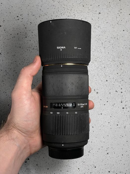 Вживаний Sigma 50-150mm f/2.8 під Nikon F
