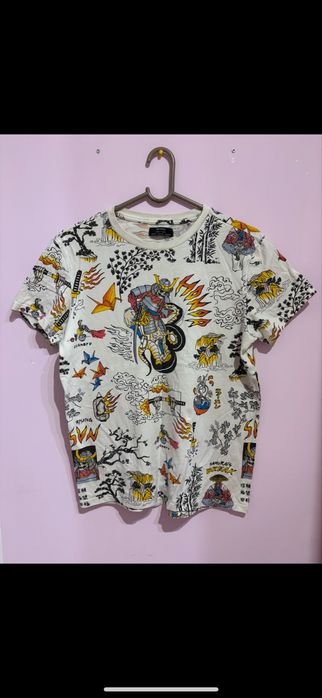 Bluzka meska biala roz. Xs