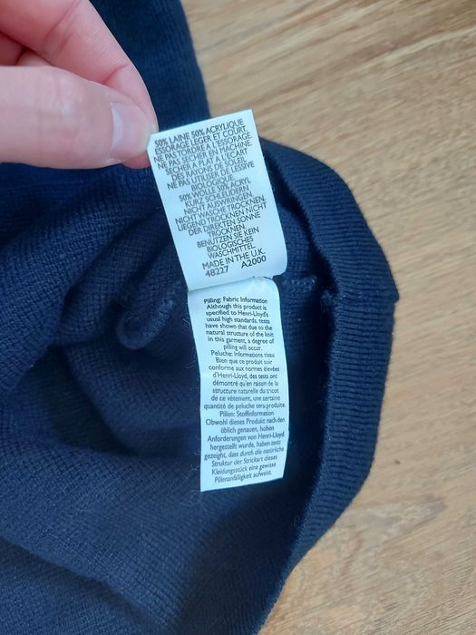 Henri Lloyd granatowy sweter męski, rozmiar XL
