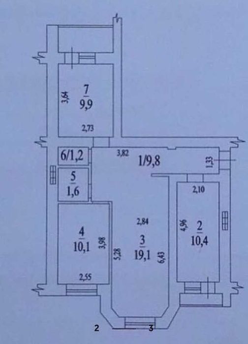 Продажа 3-комнатной квартиры в ЖК «Новый Квартал» (3-267-209)