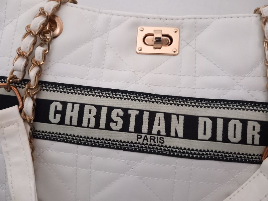 Christian Dior szoperka duża skórka