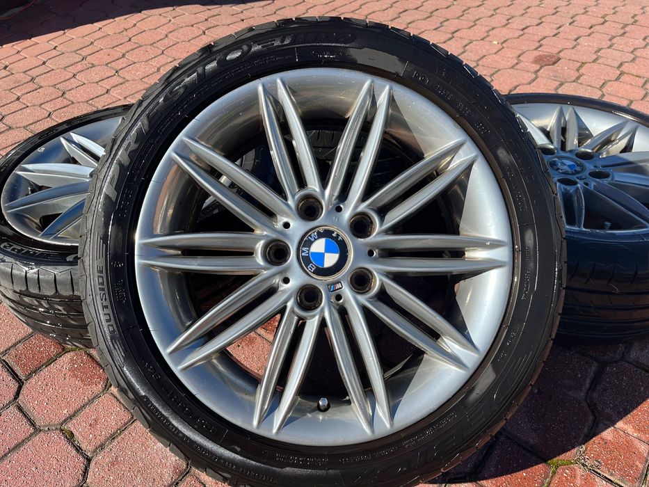 Felgi BMW M pakiet 5X120 ET47 z dobrymi oponami 17”