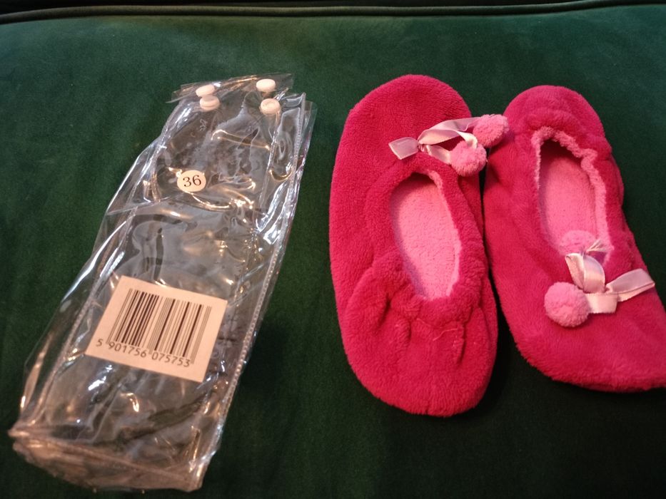 Bambosze dziewczęce, rozmiar 36