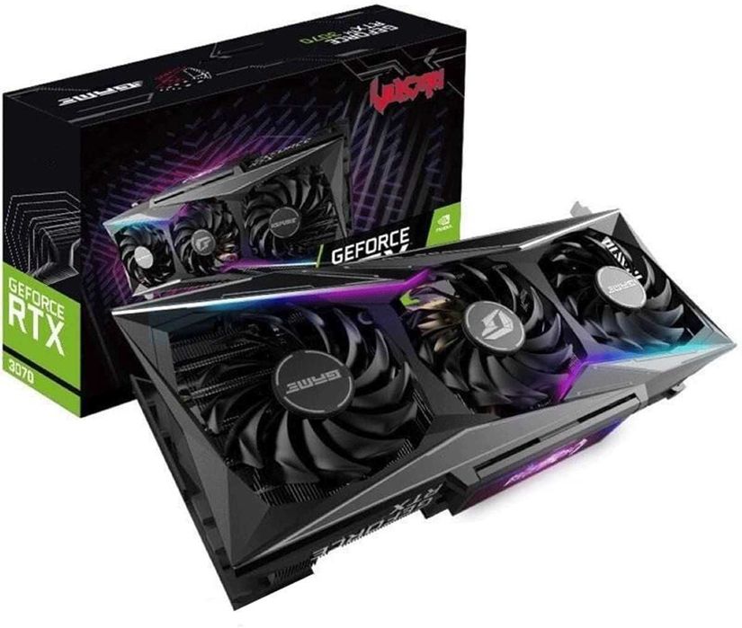 НОВА! RTX 3070 8GB Colorful iGame Vulcan OC-V ігрова відеокарта ТехноБро