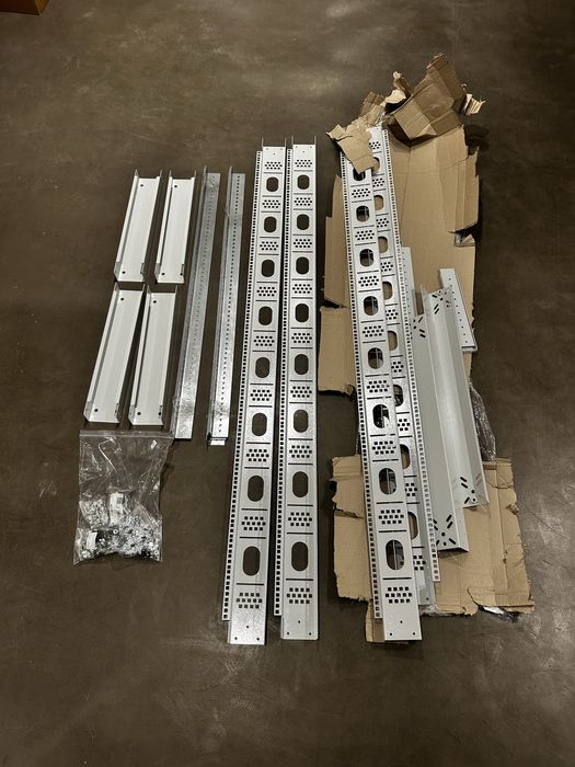 Стійка серверна 42U, подвійна, сіра