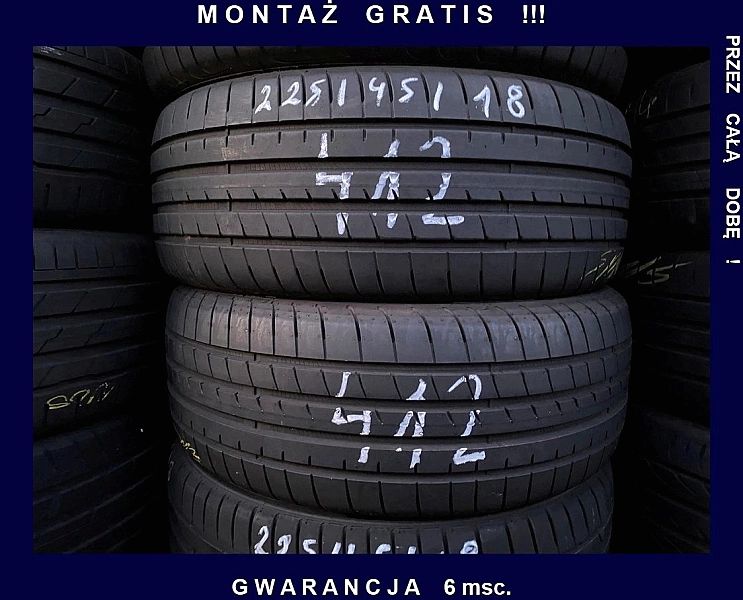 225/45/18 Goodyear Eagle F1 _6,5mm_2szt_(412)