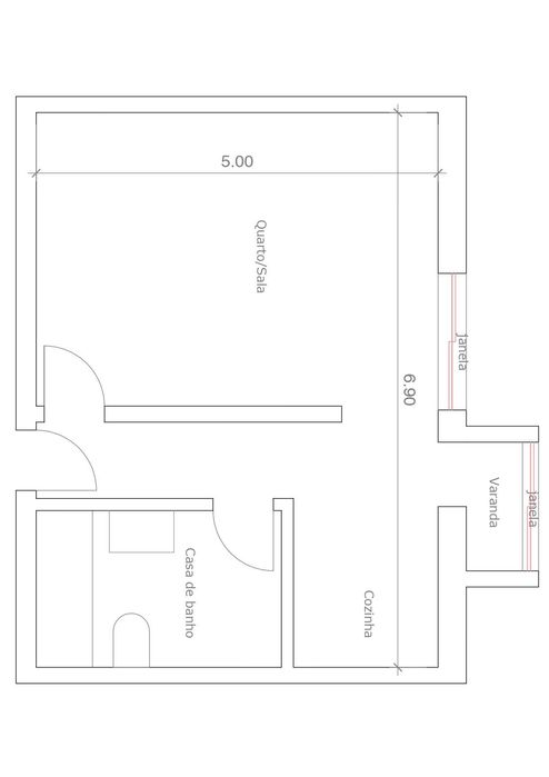 Magnífico T0 em Remodelação Total, junto à Estação do Cacém