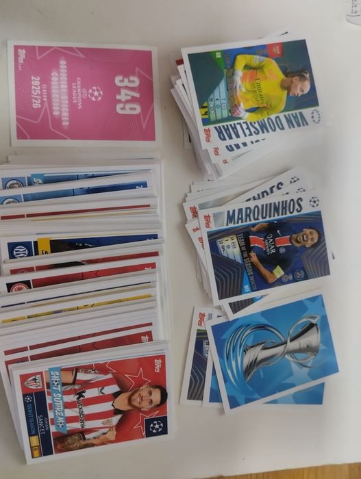 Cromos da Champions 2025/26