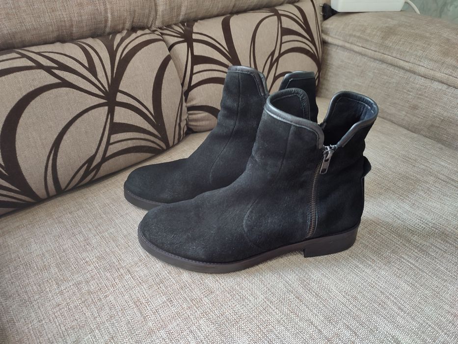 Черевики чоботи ботинки ботильйони braska 39 замша