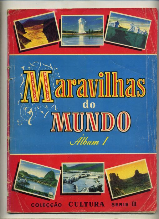 Cadernetas Maravilhas do Mundo Album I + II, completas