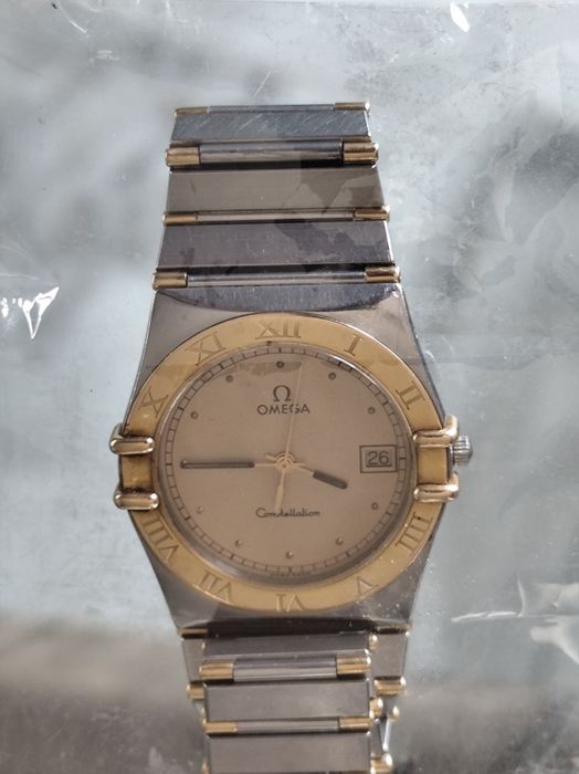 Relógio Omega Constellation Homem Ouro 18K/aço.TOTALMENTE POLIDO 26/07/2026(300 euros)