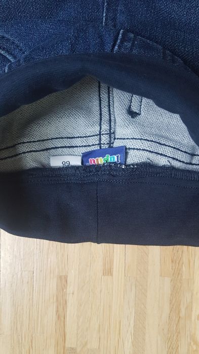 Spodnie chłopięce jeansowe  68