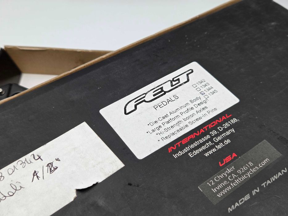 Pedały platformowe do BMX FELT Bikes ALU 1/2"