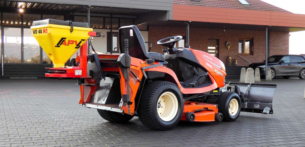 Traktorek kosiarka KUBOTA GR2120 PŁUG Diesel (031101.5) - Baras