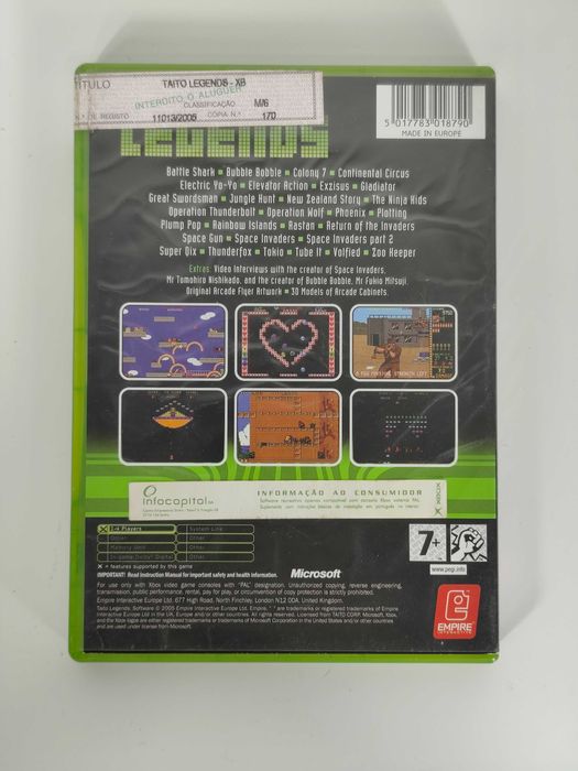 Taito Legends - Xbox Classic