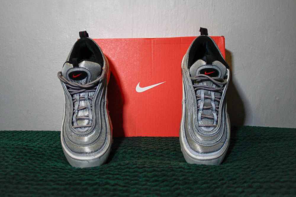 Nike Air Max 97 OG Metallic Silver/ University Red-Black