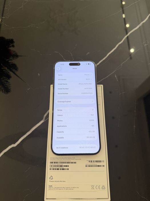 iPhone 16 Pro Max 512GB neverlock