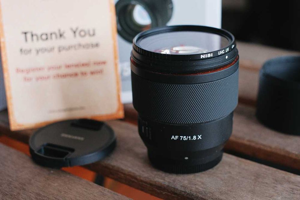 Samyang AF 75mm f1.8 Fujifilm X Mount