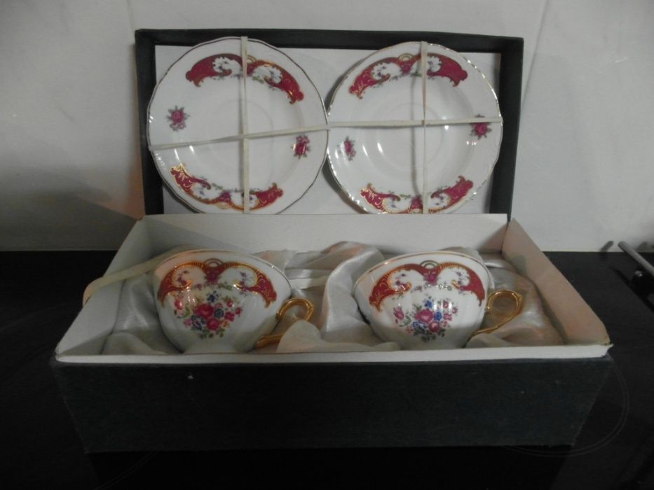 Chávenas decorativas, louça fina, bonitas para oferta