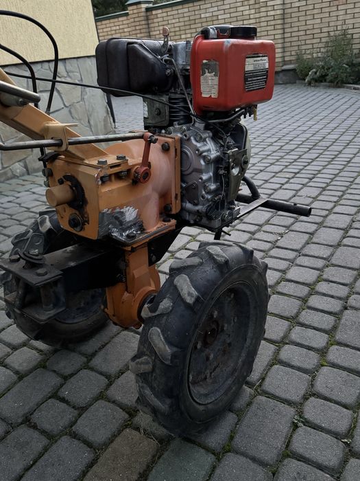 Дизельний мотоблок Zubr 6 к.с та повниц комплект навісного обладнанння