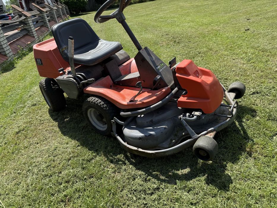HiT piękny Traktorek kosiarka HUSQVARNA RIDER 2012 16HP zdrowy! Bez rdzy automat HYDRO nowe paski
